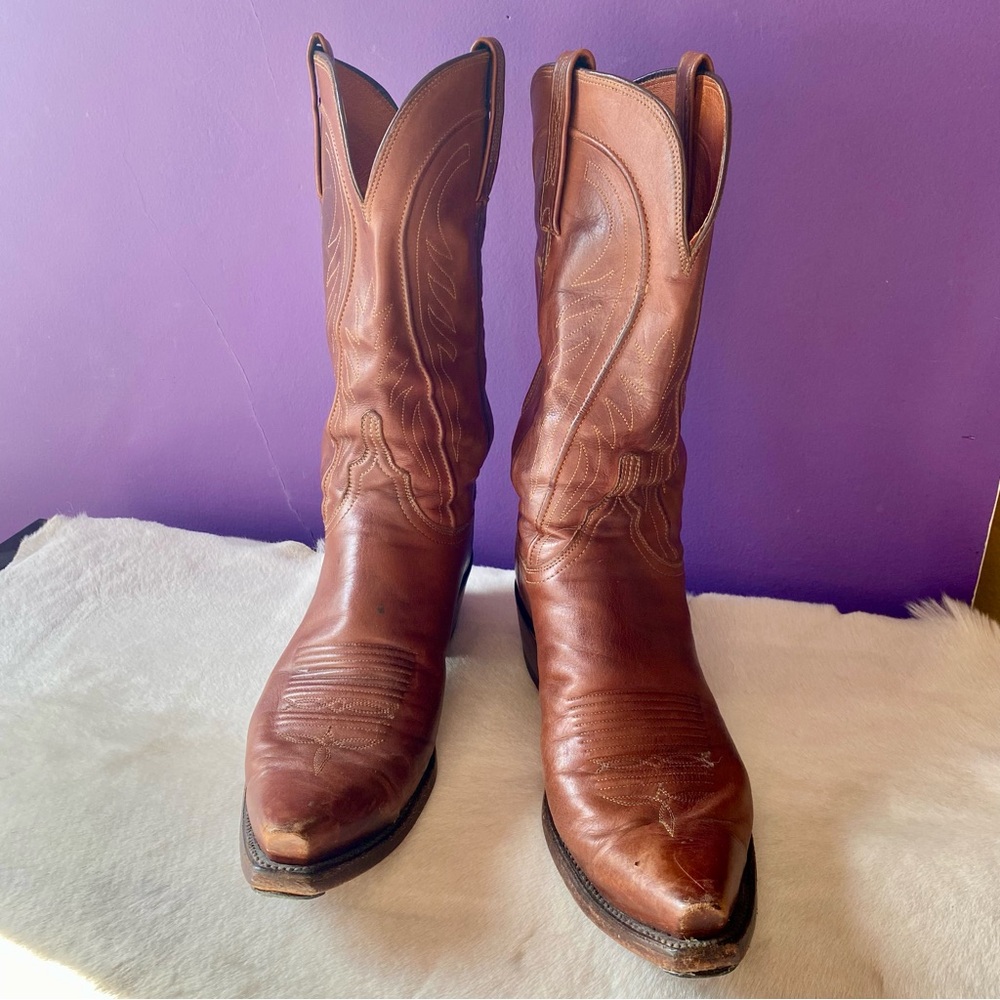 Lucchese brown leather women’s boot